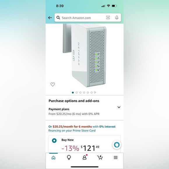 Netgear universal dual band wifi extender model wn3500rp - Picture 6 of 6